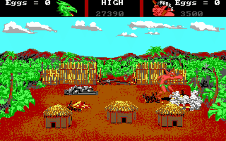 Gameplay screen of AAARGH! (5/8)