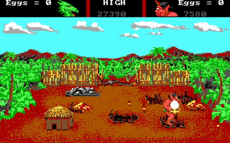 Gameplay screen of AAARGH! (4/8)
