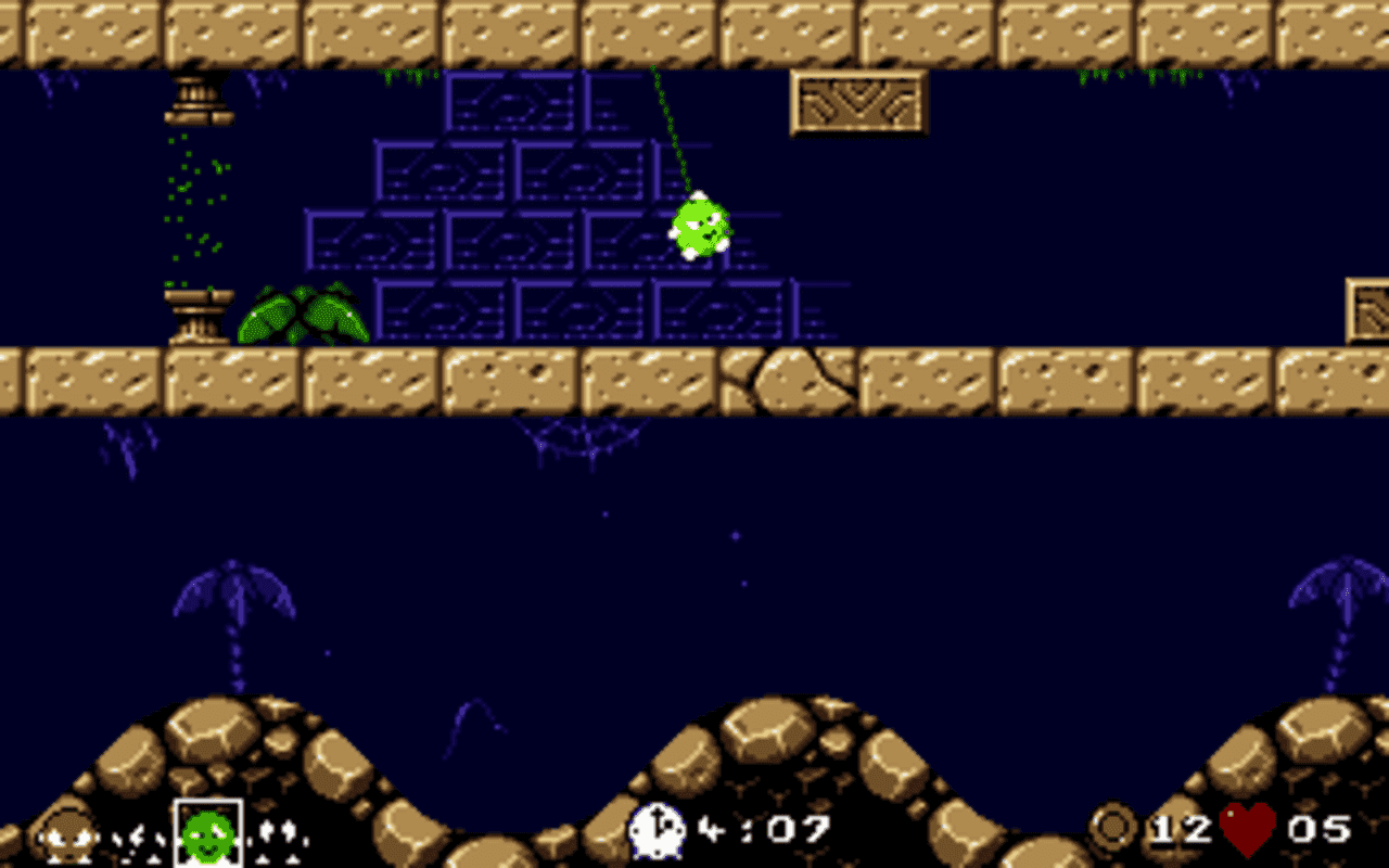 Gameplay screen of Pac-in-Time (2/8)