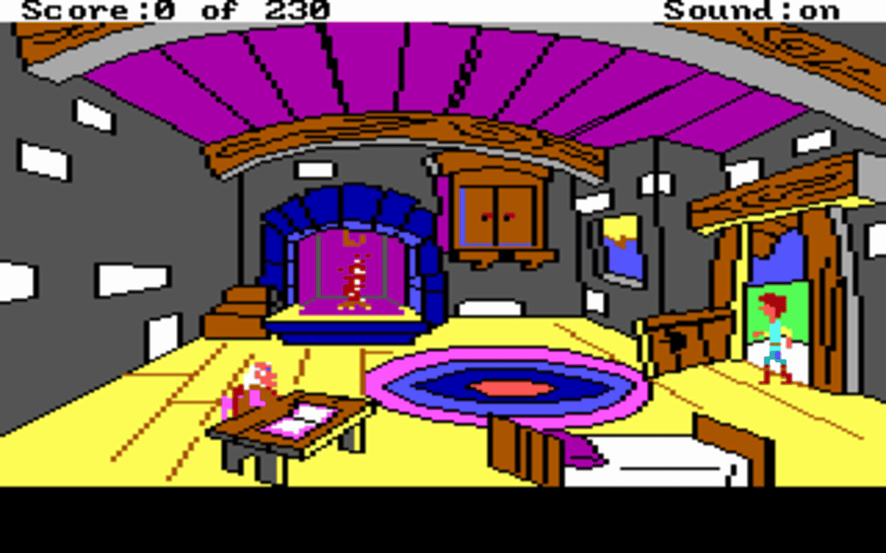 Gameplay screen of The Black Cauldron (1/8)