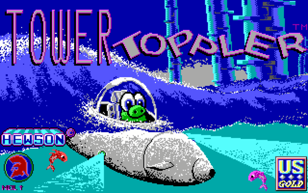 Gameplay screen of Tower Toppler (2/4)