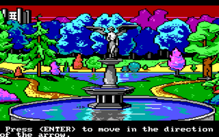Gameplay screen of Manhunter: New York (4/8)