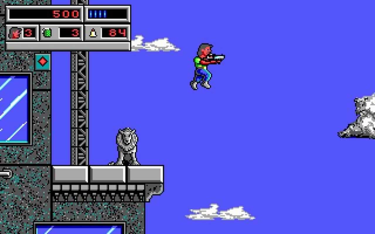 Gameplay screen of Bio Menace (5/8)