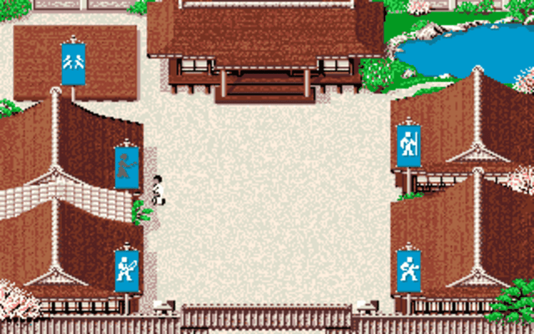 Gameplay screen of Budokan: The Martial Spirit (7/8)