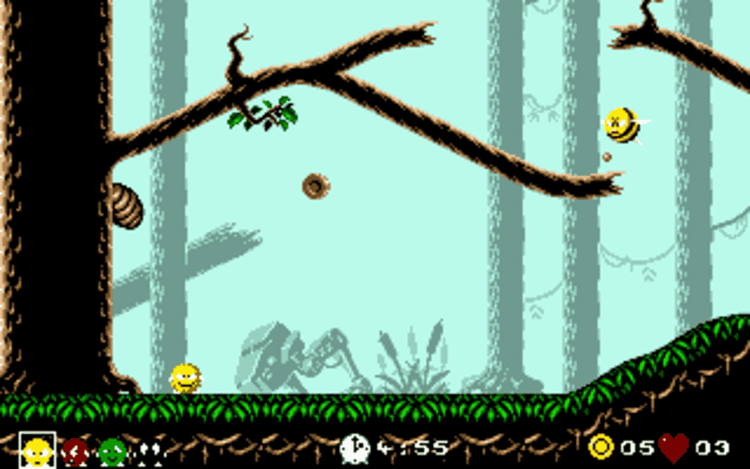 Gameplay screen of Pac-in-Time (6/8)