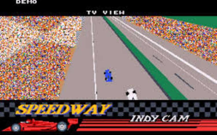 Gameplay screen of Indianapolis 500: The Simulation (6/8)