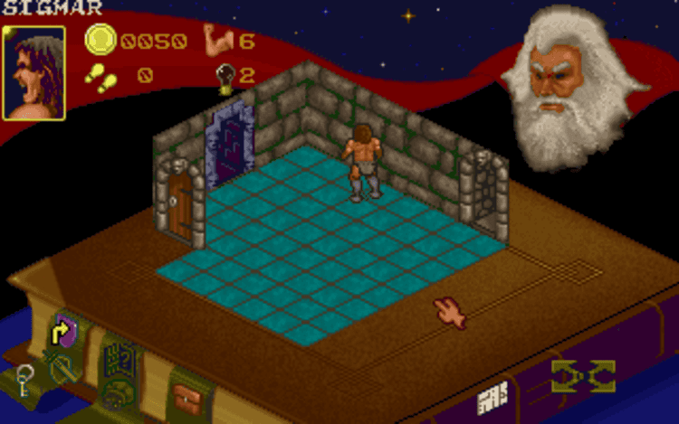 Gameplay screen of HeroQuest (5/8)