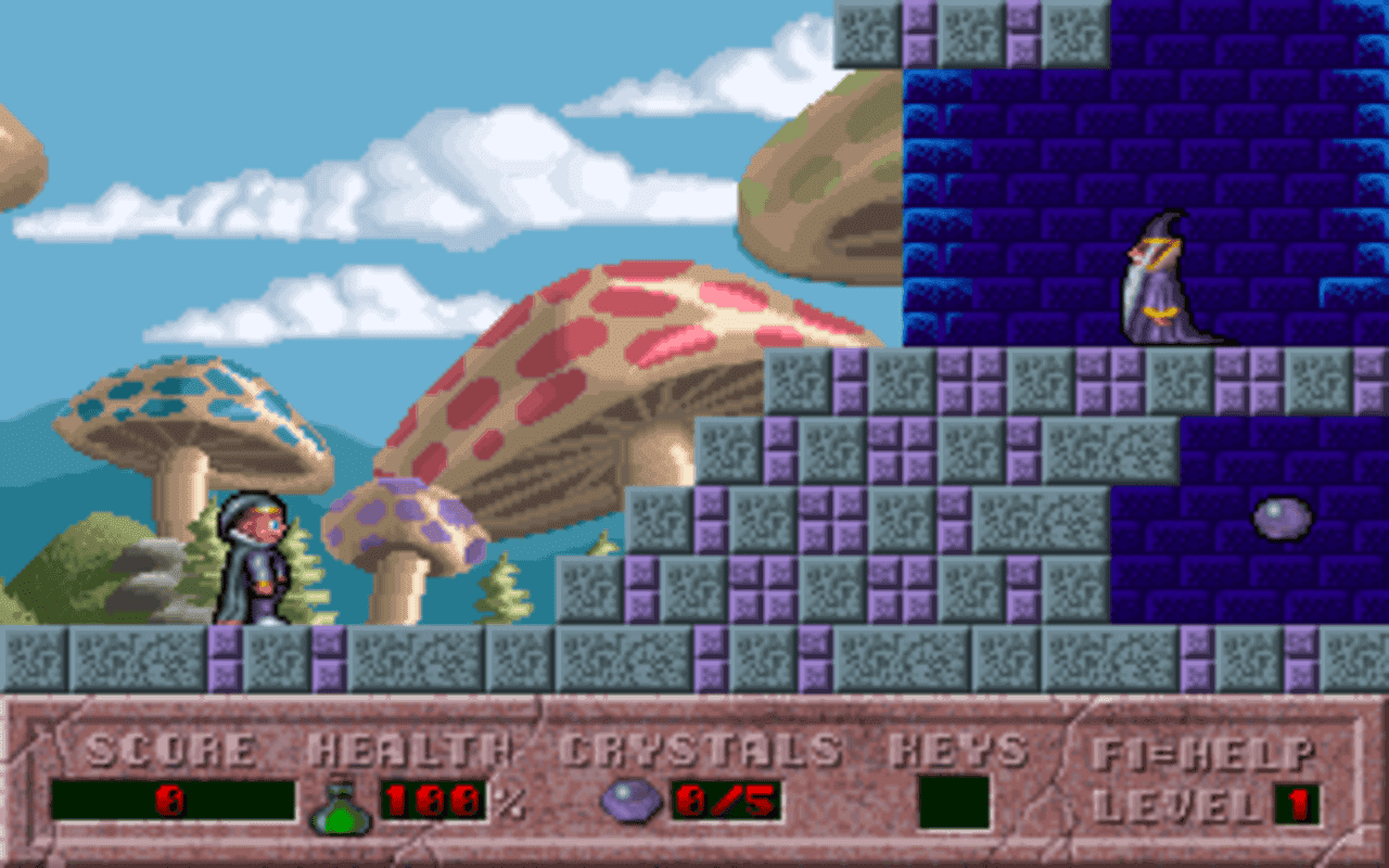 Gameplay screen of Hocus Pocus (1/8)