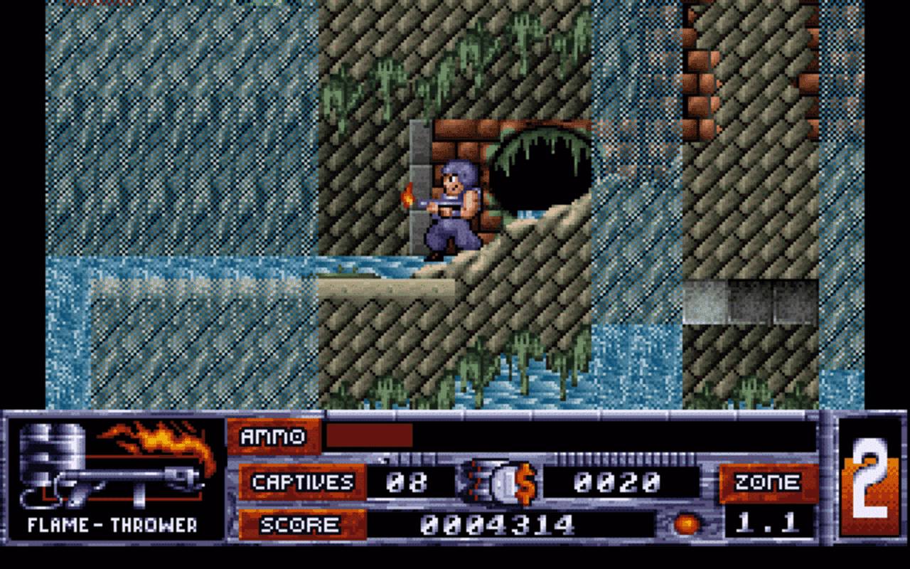 Gameplay screen of Alien Carnage (7/8)