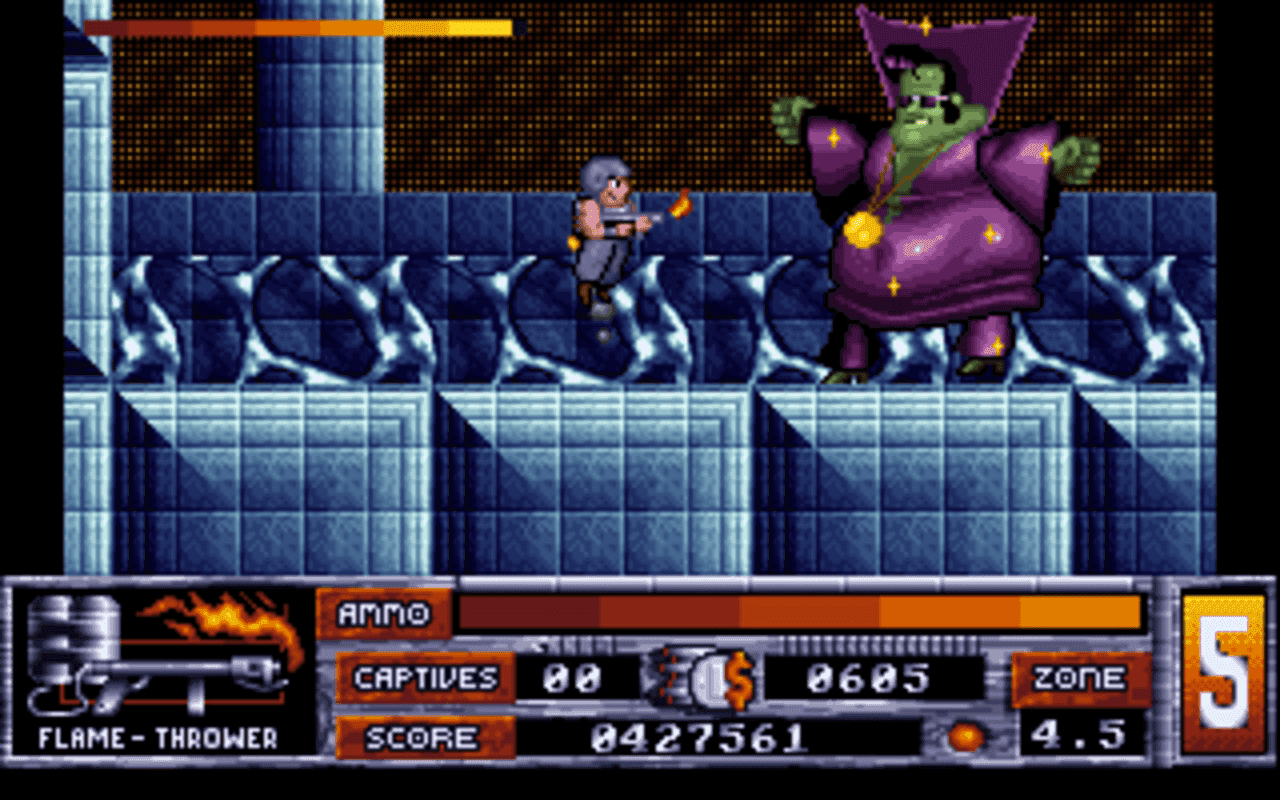 Gameplay screen of Alien Carnage (4/8)
