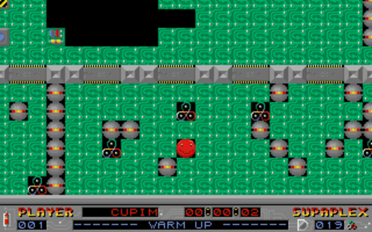 Gameplay screen of Supaplex (4/8)
