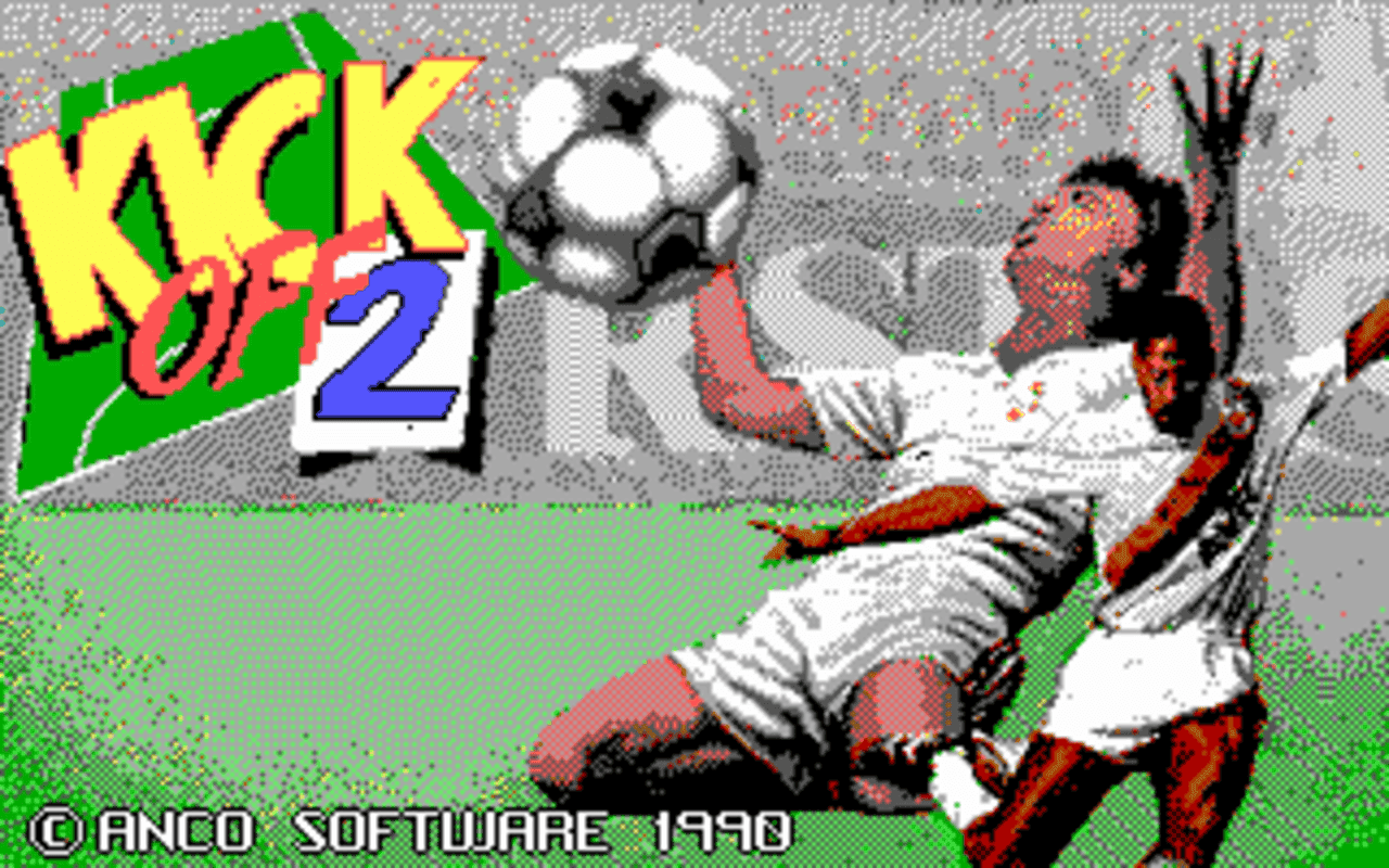 Gameplay screen of Kick Off 2 (1/8)