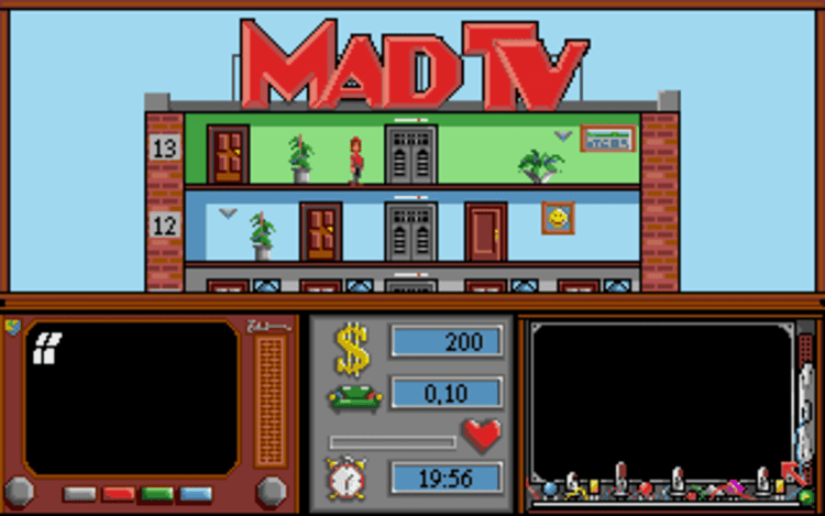 Gameplay screen of Mad TV (1/8)