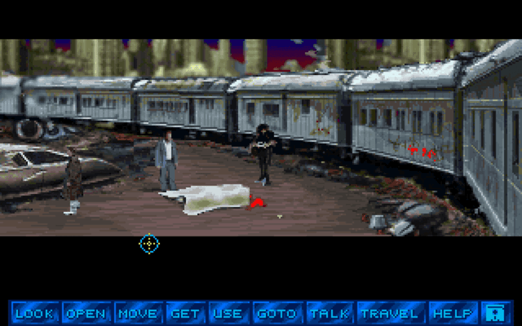 Gameplay screen of Martian Memorandum (3/8)