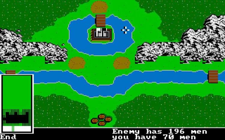 Gameplay screen of The Ancient Art of War (6/8)