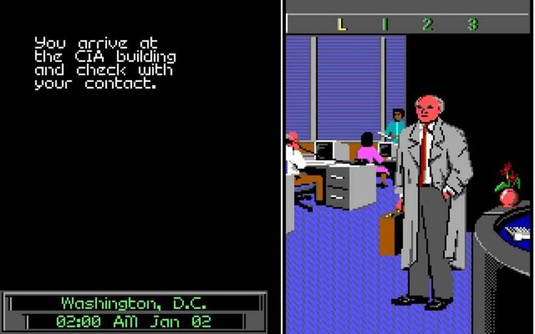 Gameplay screen of Sid Meier's Covert Action (7/8)