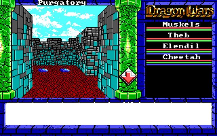 Gameplay screen of Dragon Wars (8/8)