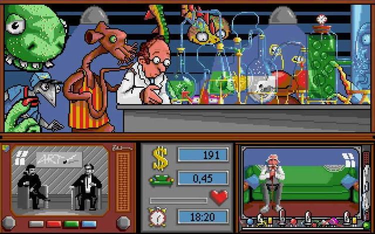 Gameplay screen of Mad TV (7/8)