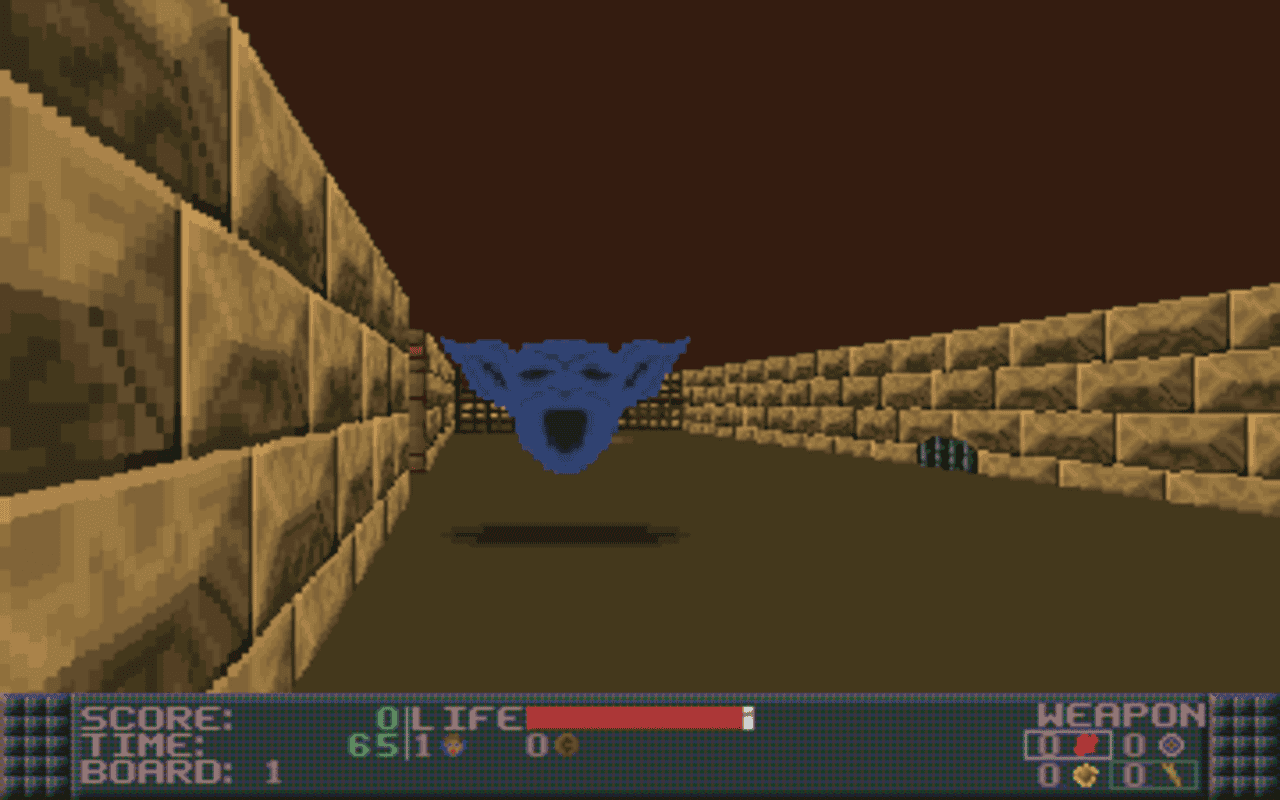 Gameplay screen of Ken's Labyrinth (2/8)