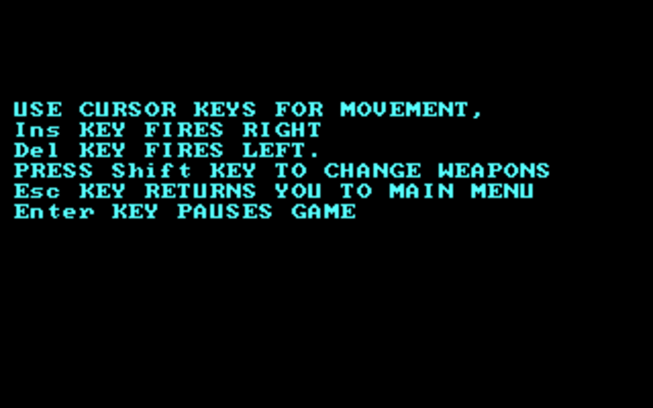 Gameplay screen of Side Arms Hyper Dyne (3/8)