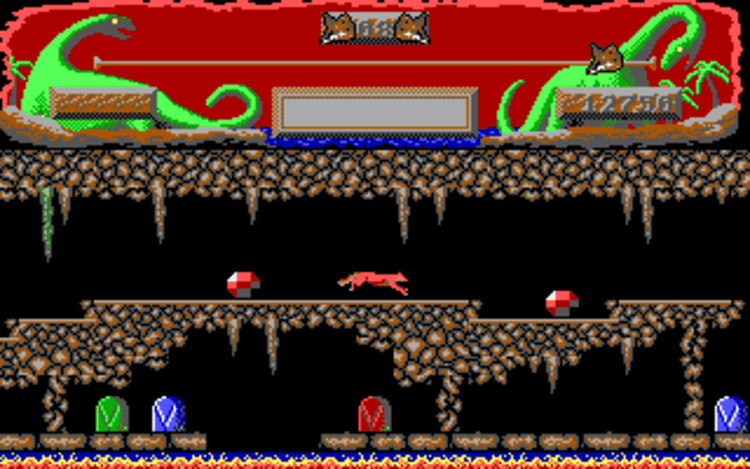 Gameplay screen of Vixen (3/4)