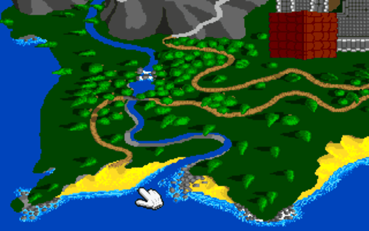 Gameplay screen of Brutal: Paws of Fury (2/8)