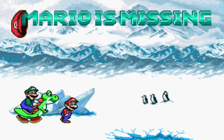 Gameplay screen of Mario is Missing! (1/8)