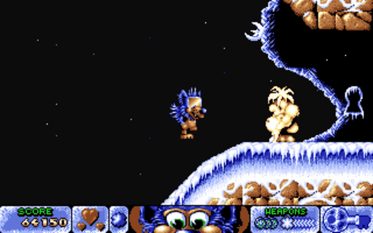 Gameplay screen of Fire & Ice (2/8)