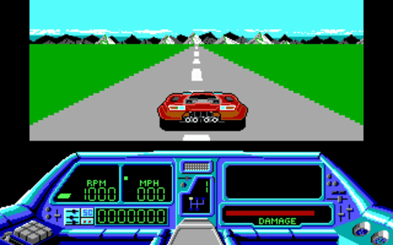 Gameplay screen of Techno Cop (3/4)