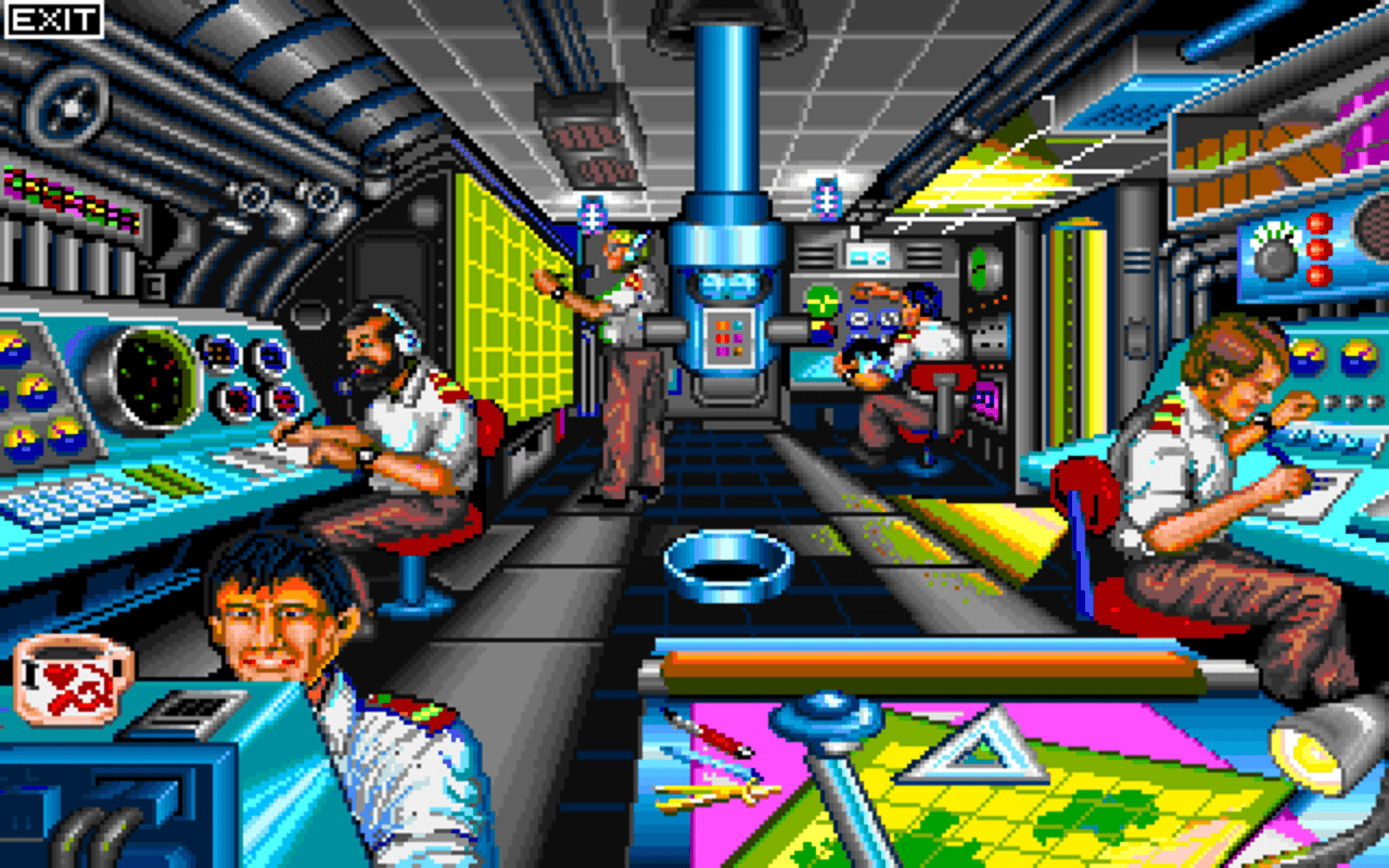 Gameplay screen of 688 Attack Sub (3/8)