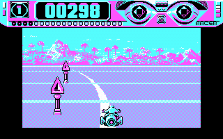 Gameplay screen of Space Racer (2/4)