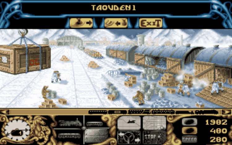 Gameplay screen of Arctic Baron (3/8)