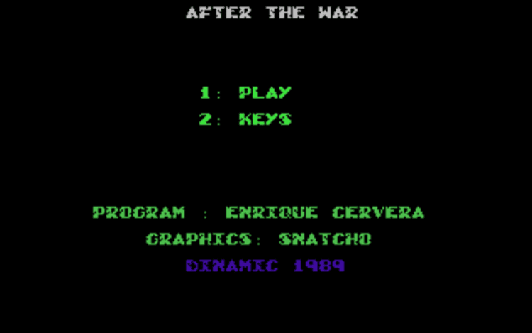 Gameplay screen of After the War (4/4)