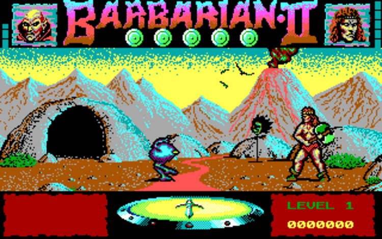 Gameplay screen of Axe of Rage (3/4)
