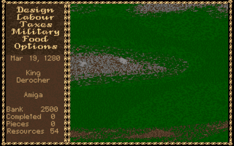 Gameplay screen of Castles (2/8)