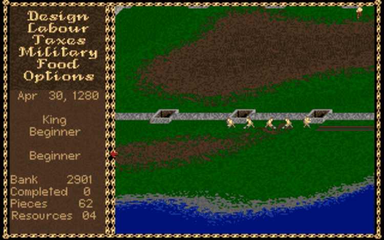 Gameplay screen of Castles (8/8)