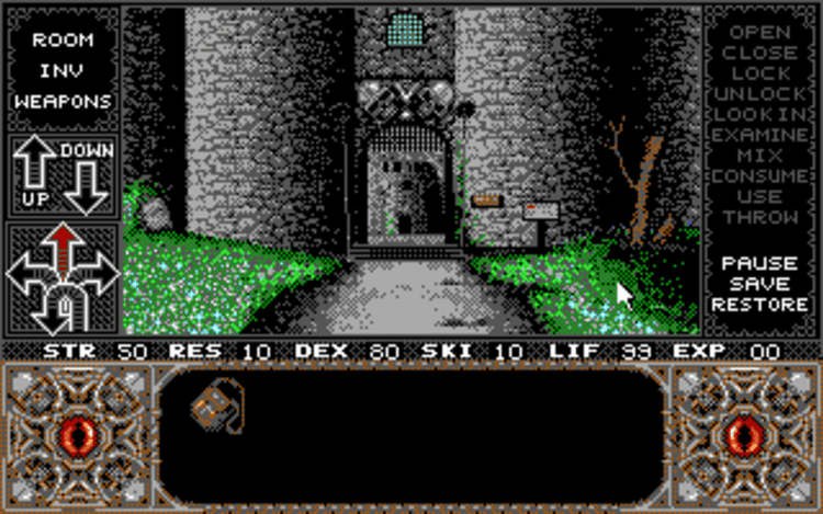 Gameplay screen of Elvira (4/8)