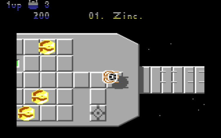 Gameplay screen of Uridium (4/8)
