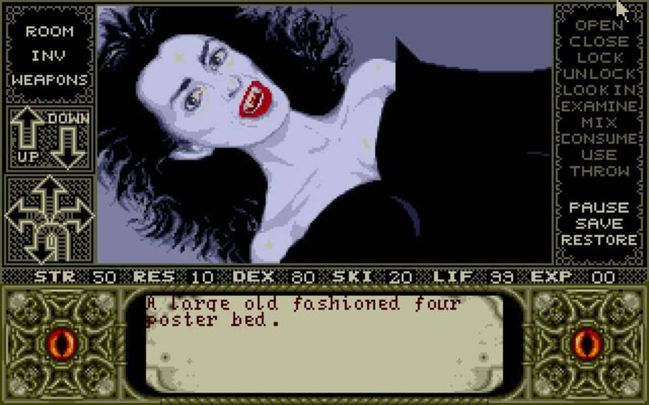 Gameplay screen of Elvira (3/8)