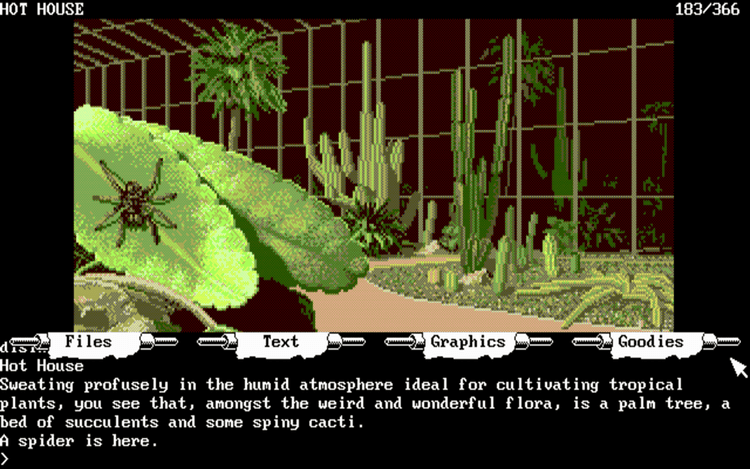 Gameplay screen of The Guild of Thieves (4/8)