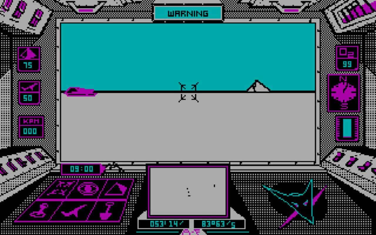 Gameplay screen of Arcticfox (8/8)