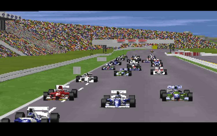 Gameplay screen of Grand Prix II (6/8)