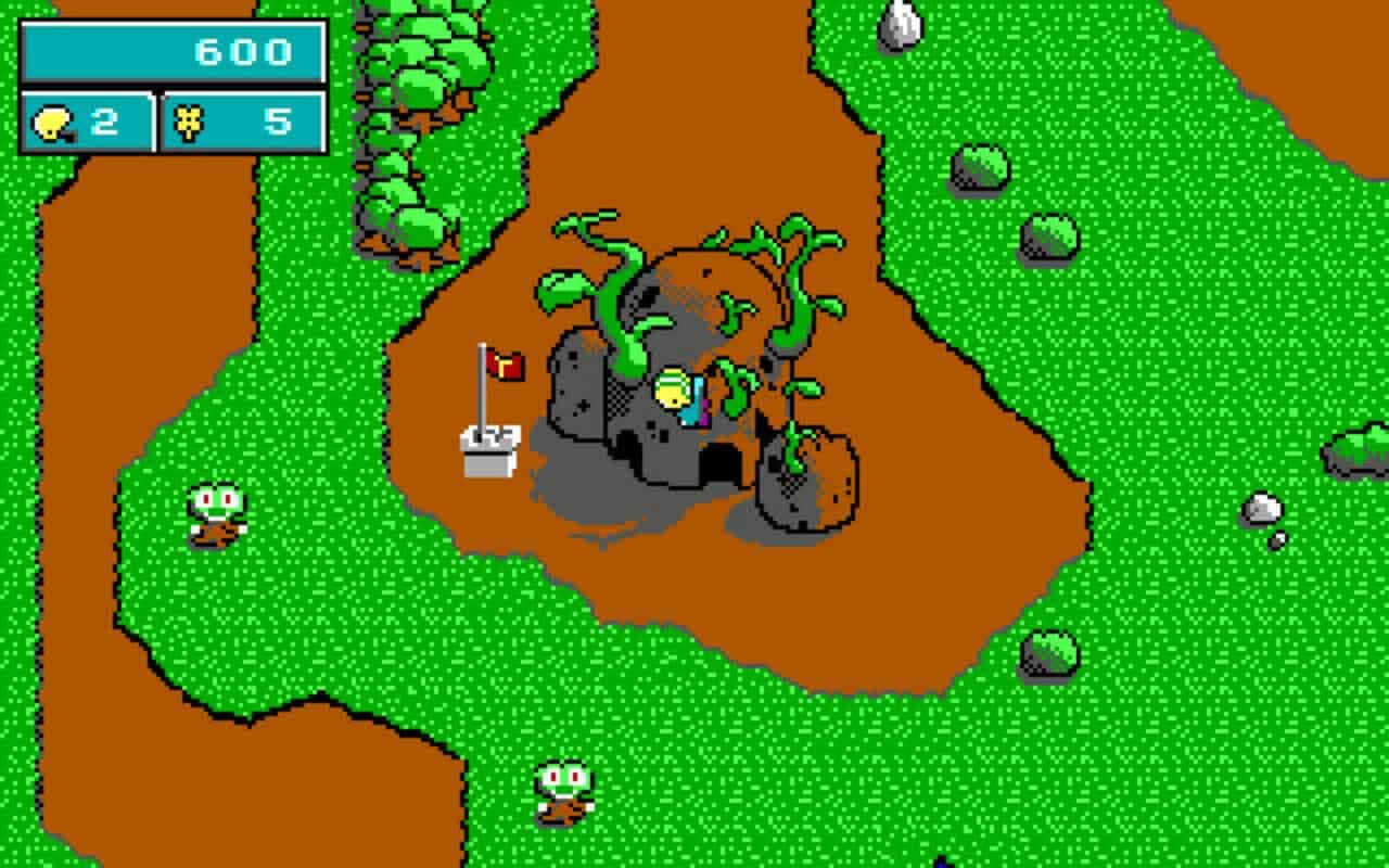 Gameplay screen of Commander Keen: Keen Dreams (5/8)
