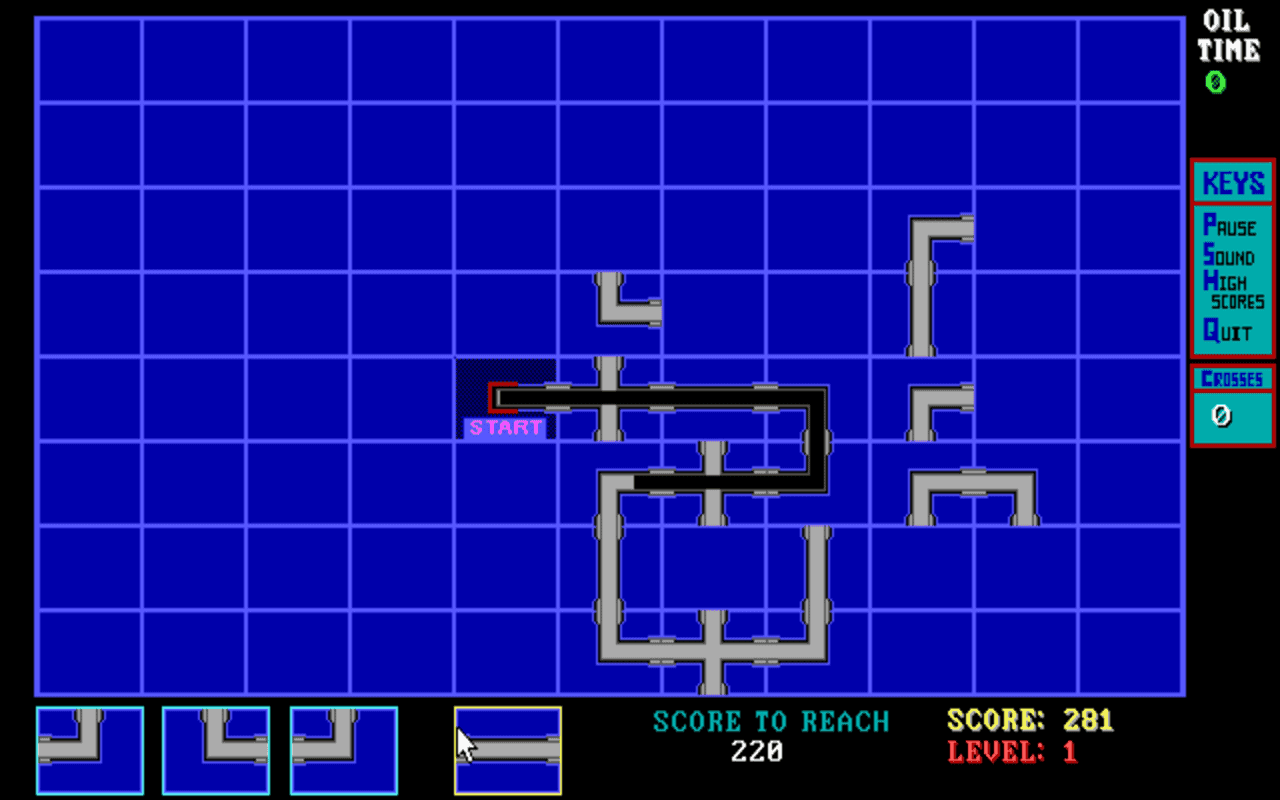 Gameplay screen of Oil Cap (2/4)