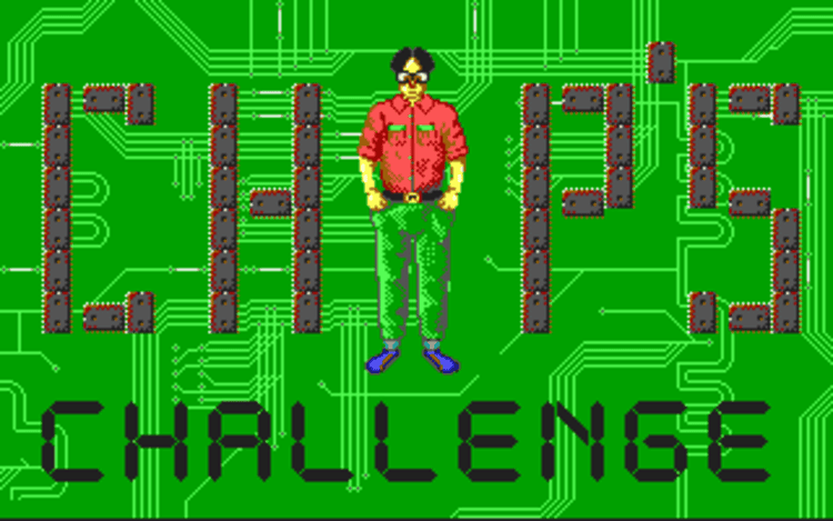 Gameplay screen of Chip's Challenge (4/4)
