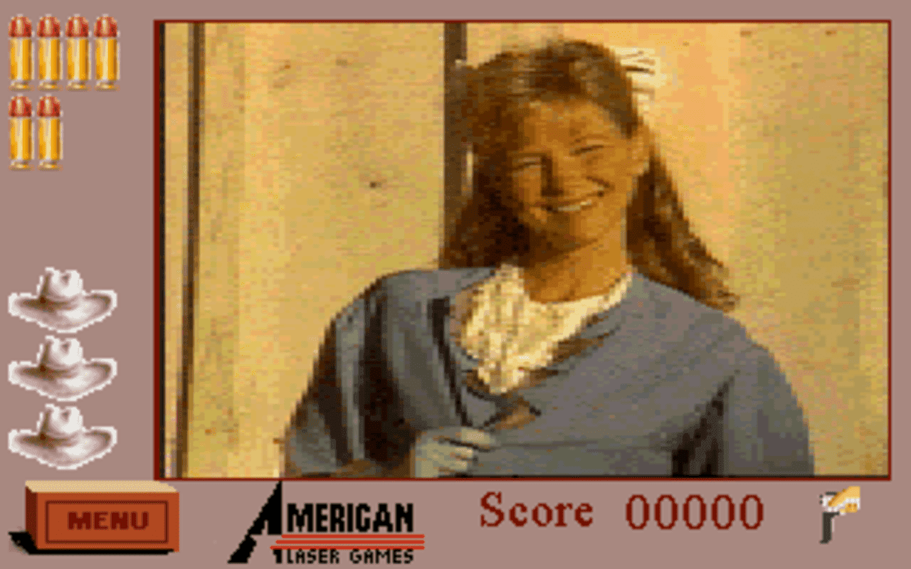 Gameplay screen of Mad Dog McCree (2/8)