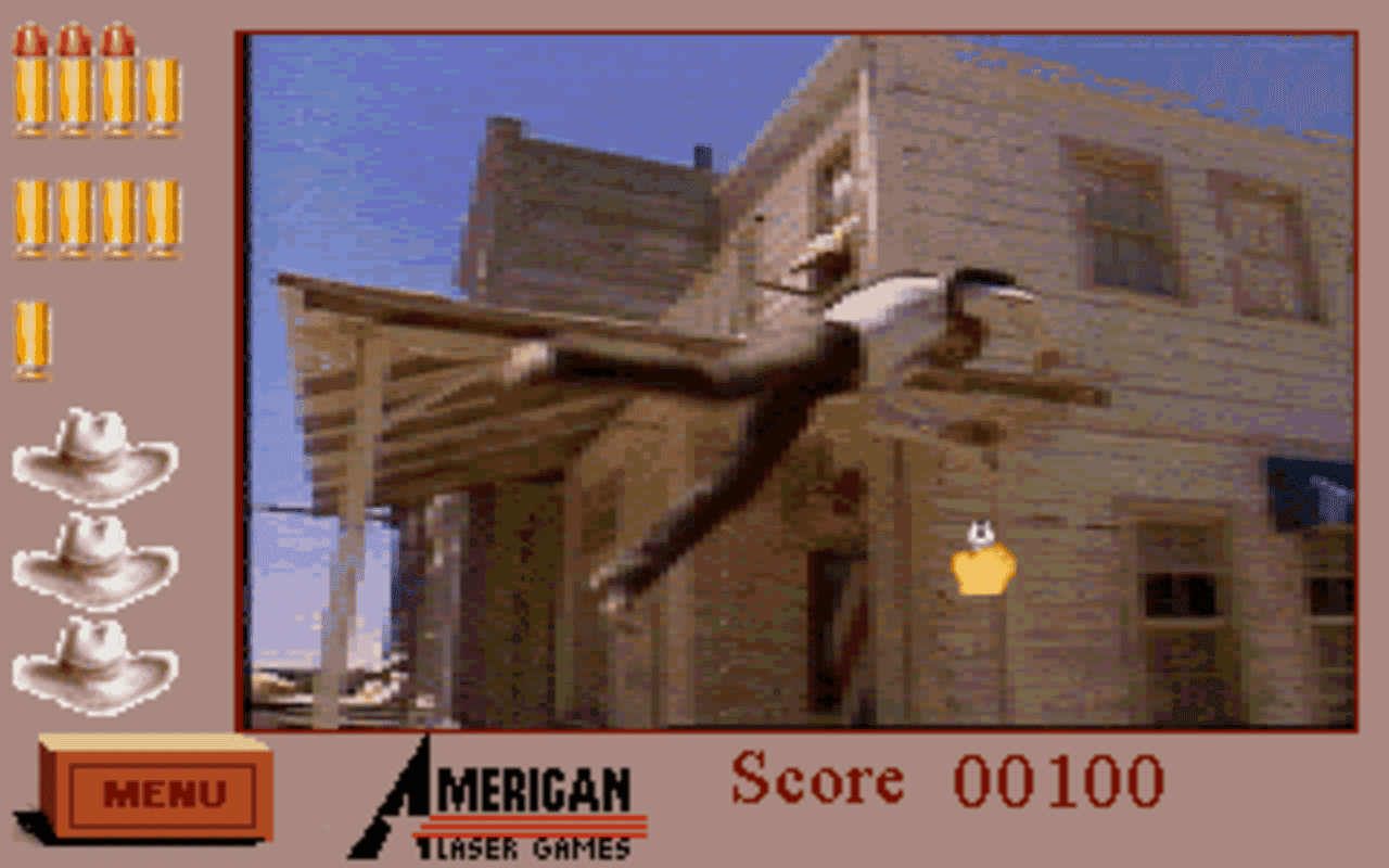 Gameplay screen of Mad Dog McCree (5/8)