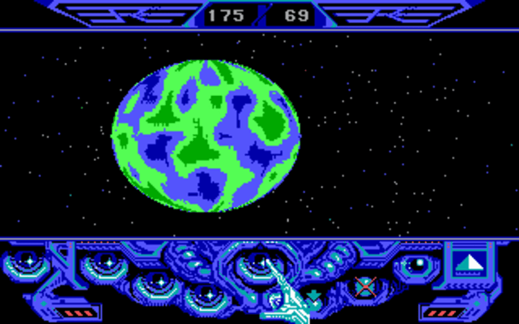 Gameplay screen of Captain Blood (1/4)