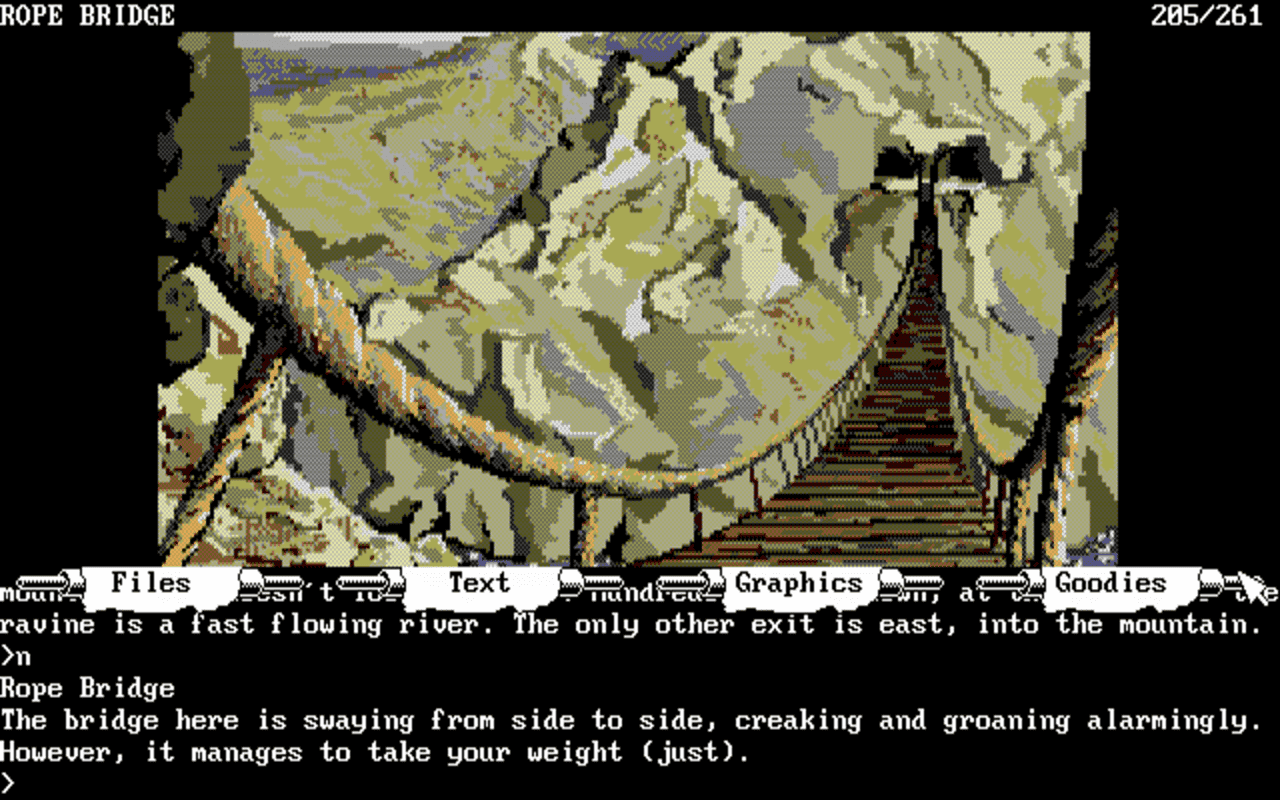 Gameplay screen of The Pawn (8/8)