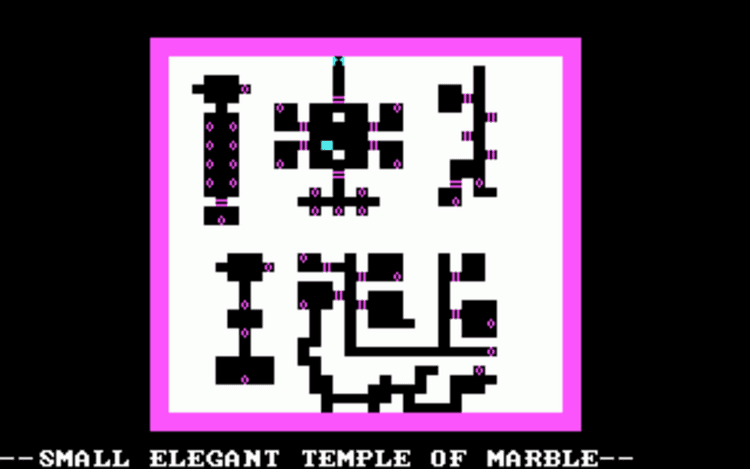 Gameplay screen of Phantasie (6/8)